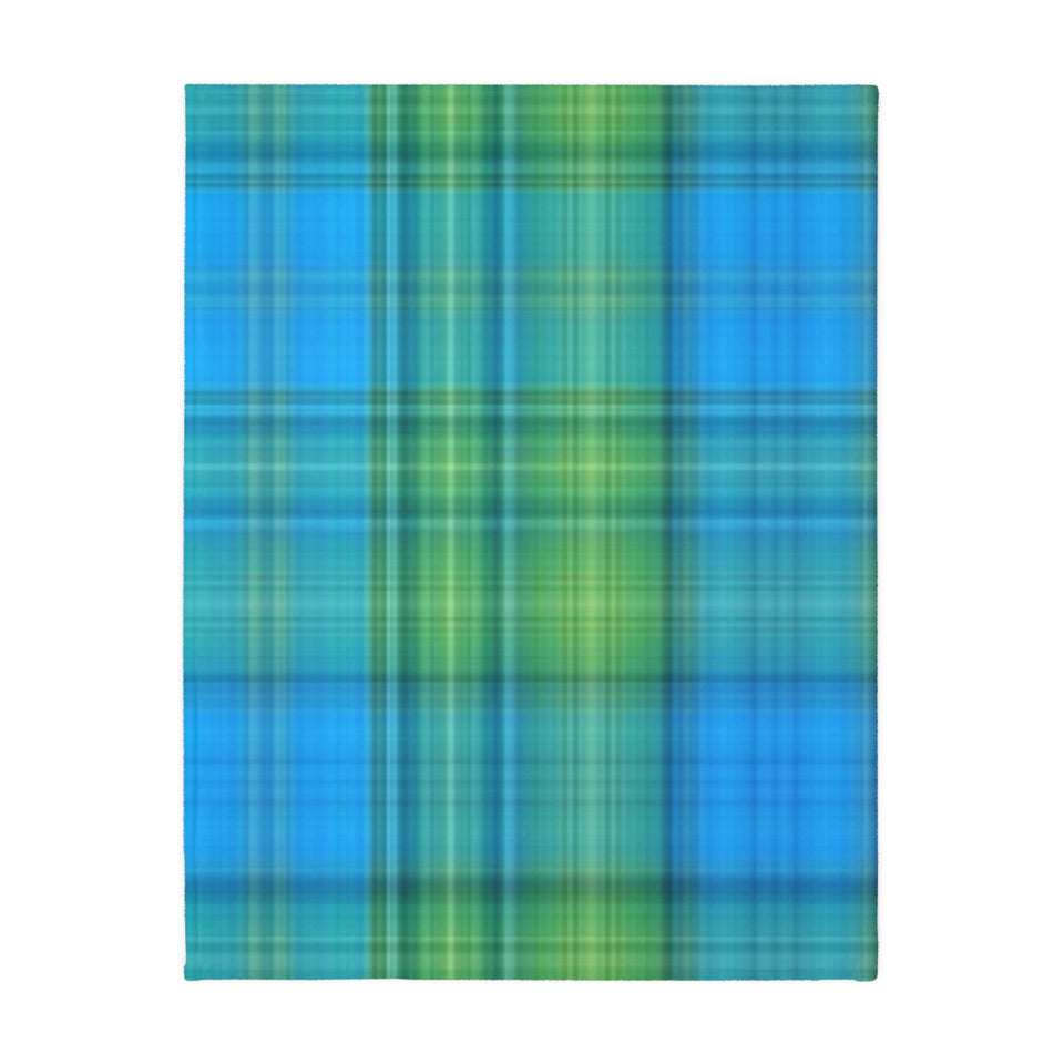 13CB  Colorful Plaid Blanket