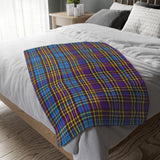 48CB  Colorful Plaid Blanket