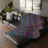 48CB  Colorful Plaid Blanket