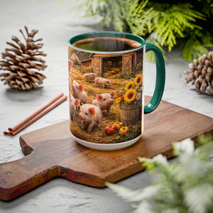 AM57  Adorable Pig Mug