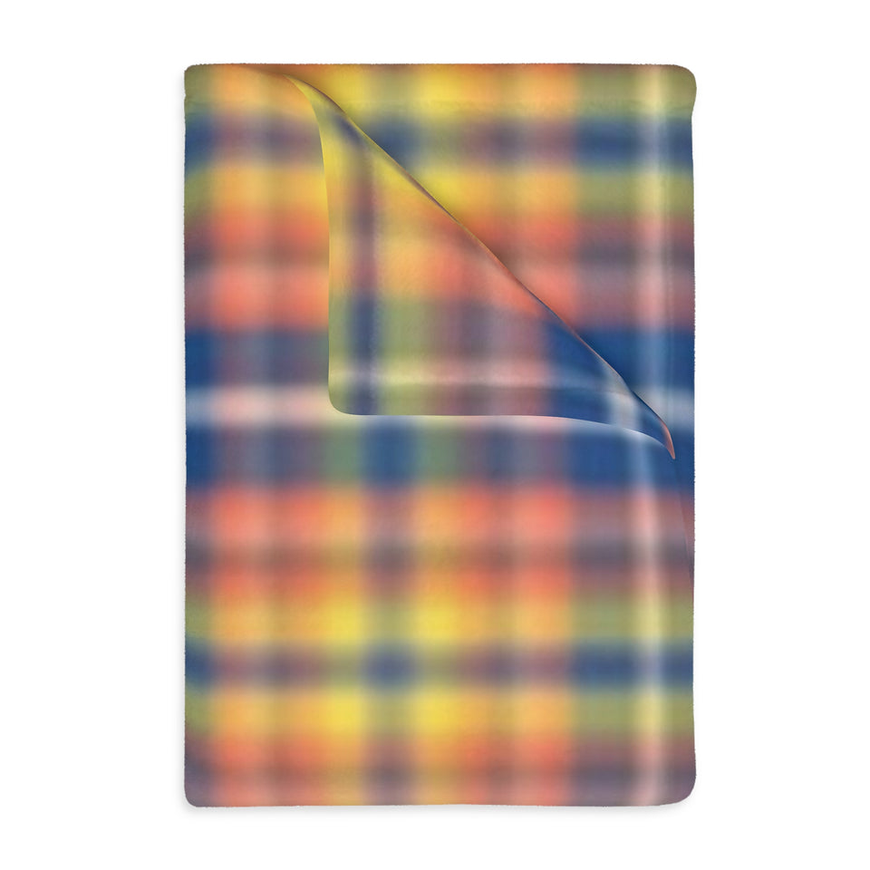 2CB  Colorful Plaid Blanket