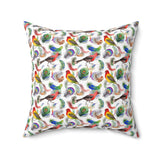51PCF  Peacock Feather Pillow