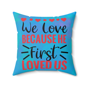 43WCP  Watercolor Christian Pillow