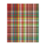 42CB  Colorful Plaid Blanket