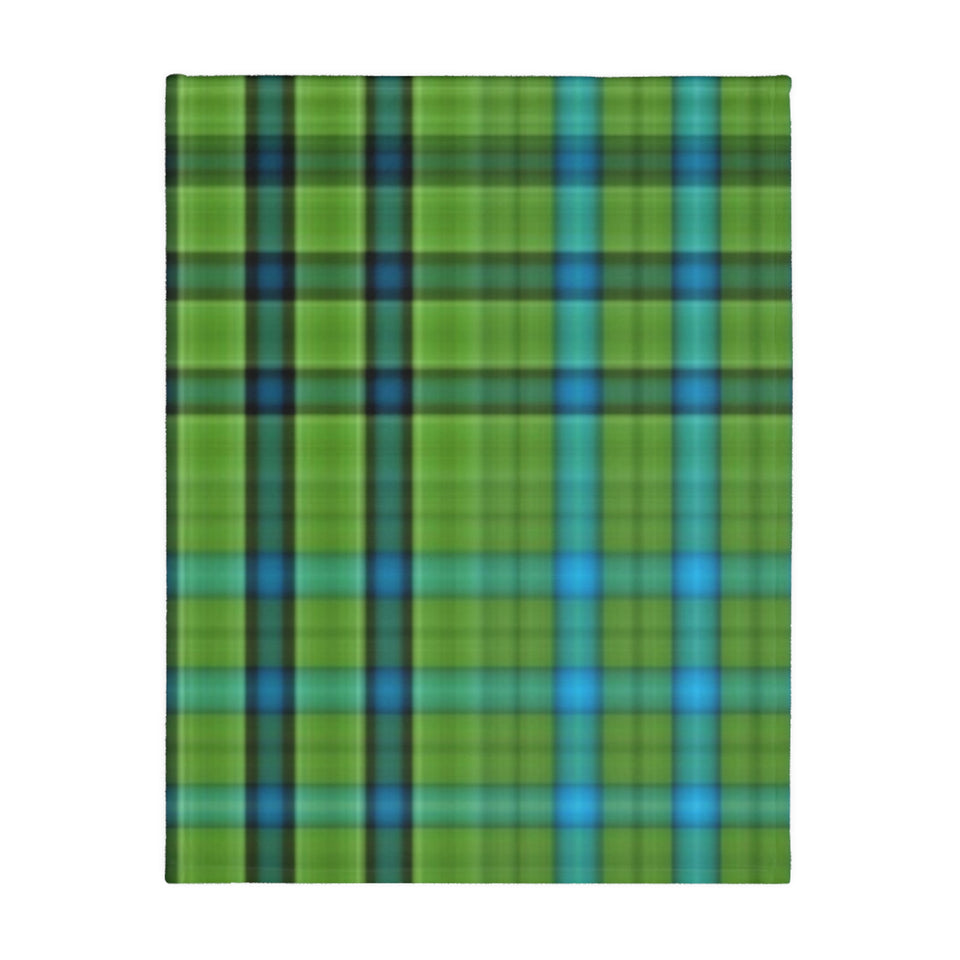 25CB  Colorful Plaid Blanket