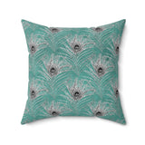 4PCF  Peacock Feather Pillow