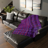 35CB  Colorful Plaid Blanket