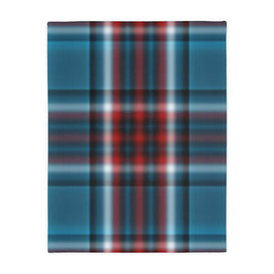 55CB  Colorful Plaid Blanket