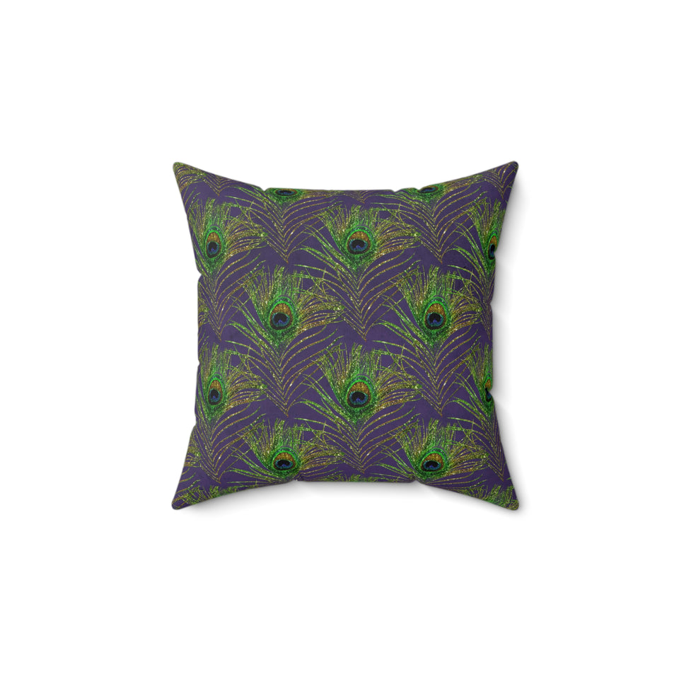 11PCF  Peacock Feather Pillow