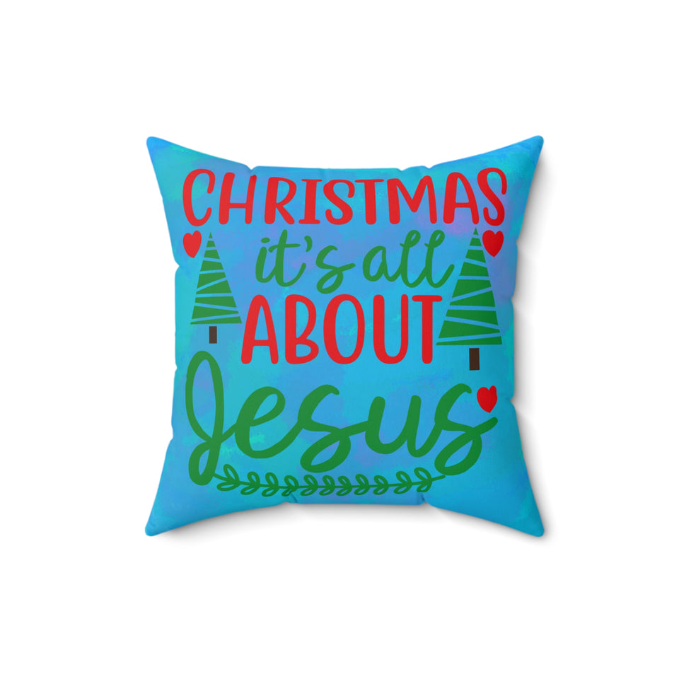 10WCP  Watercolor Christian Pillow