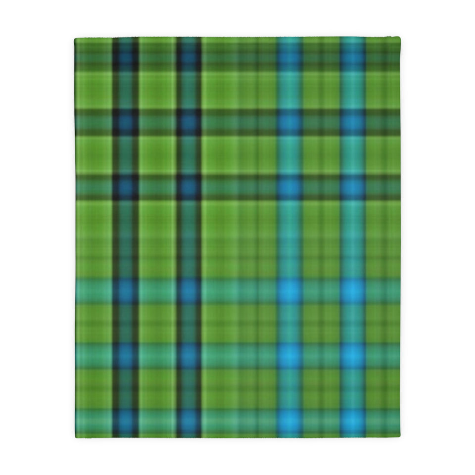 25CB  Colorful Plaid Blanket