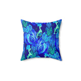 26PCF  Peacock Feather Pillow