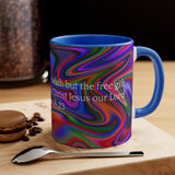 30CMSM  Colorful Marble Romans 6:23 Mug