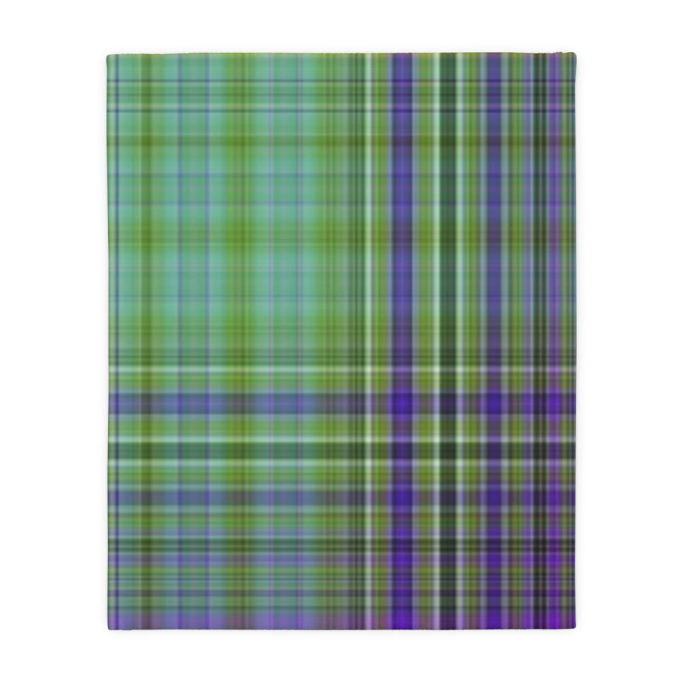 27CB  Colorful Plaid Blanket