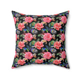 58PCF  Peacock Feather Pillow