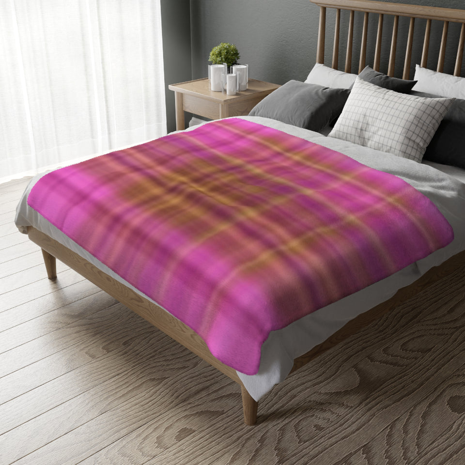 11CB  Colorful Plaid Blanket
