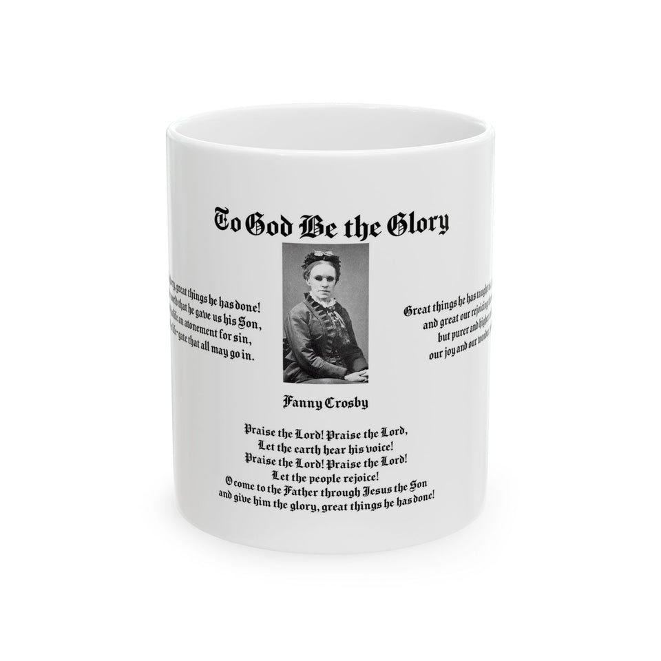 52H To God Be the Glory Mug
