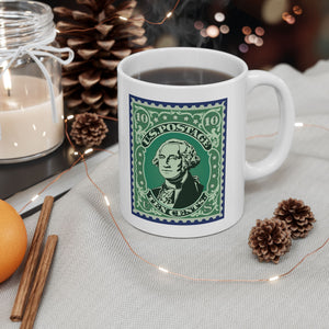 3WSM  George Washington Postage Stamp Mug