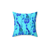 23PCF  Peacock Feather Pillow