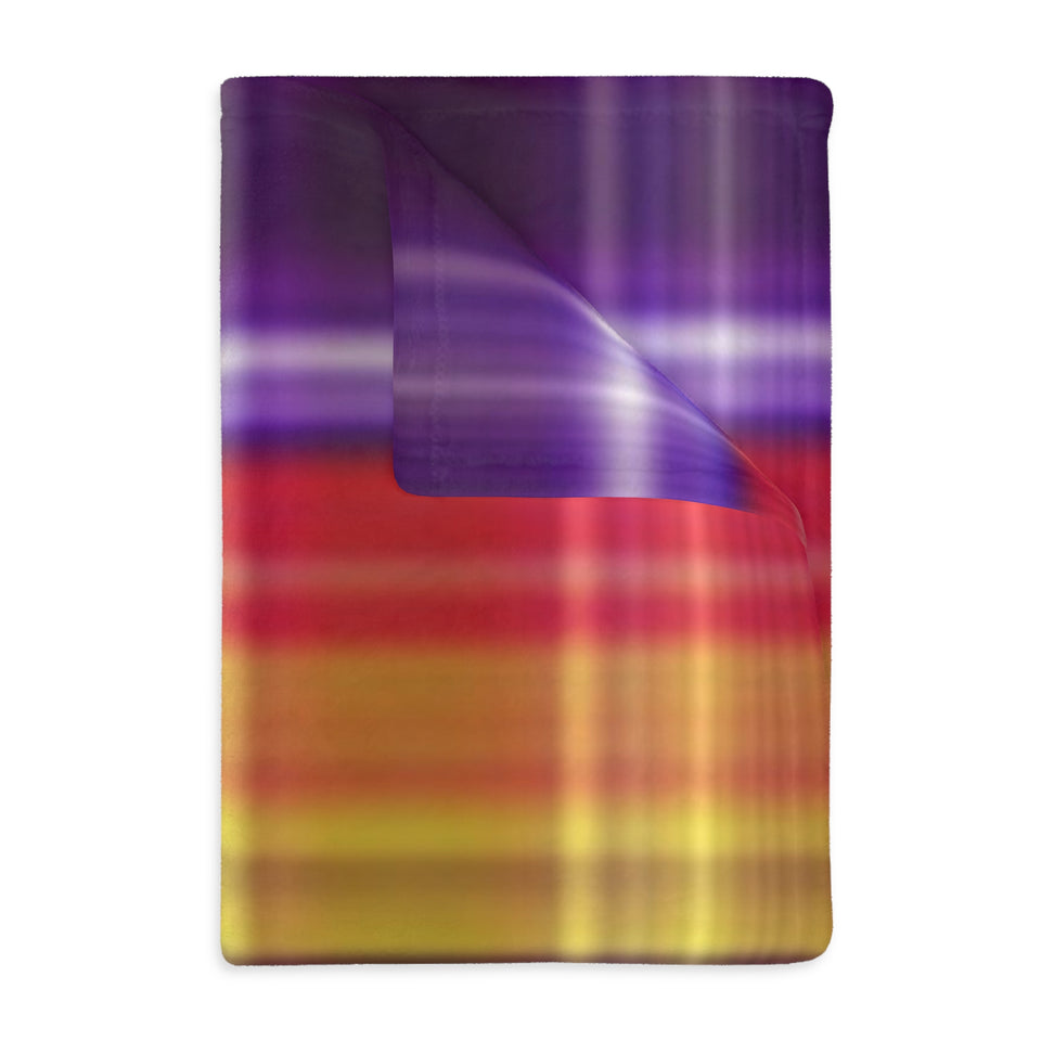 51CB  Colorful Plaid Blanket