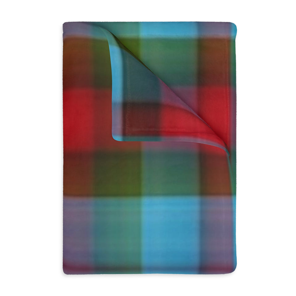 18CB  Colorful Plaid Blanket