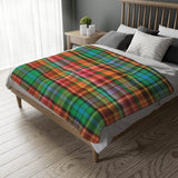 63CB  Colorful Plaid Blanket