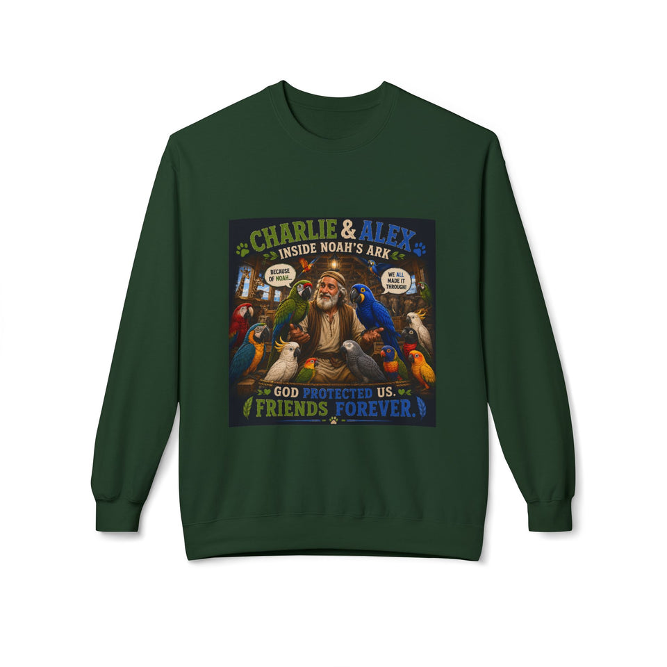 Charlie & Alex “Inside Noah’s Ark” Christian Sweatshirt CA17