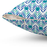 15PCF  Peacock Feather Pillow