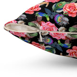 58PCF  Peacock Feather Pillow