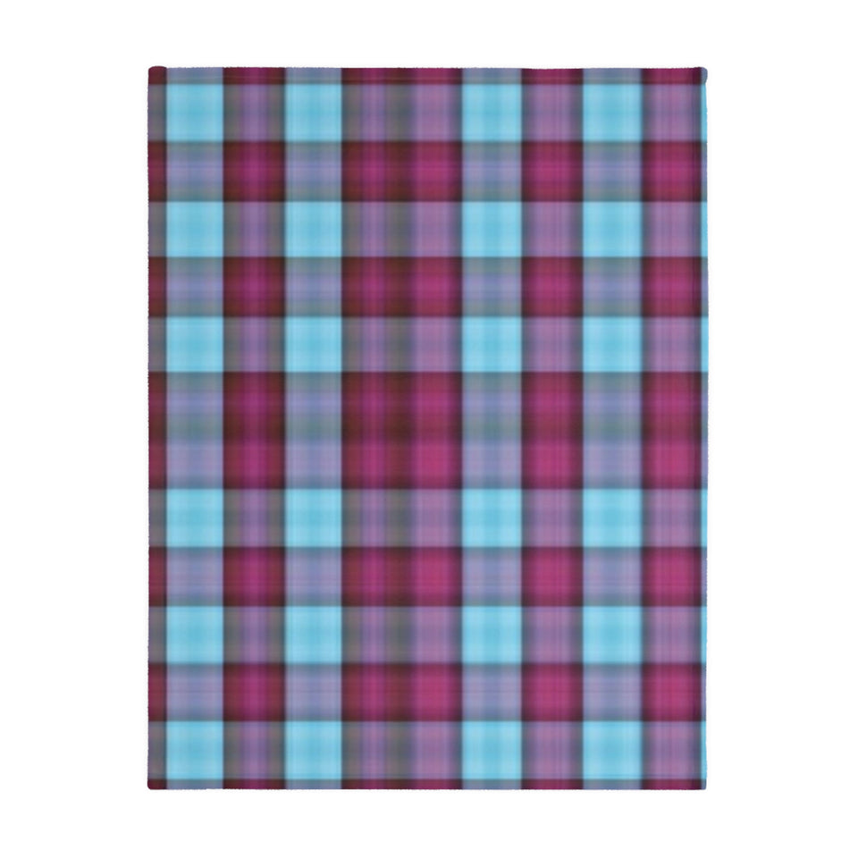 19CB  Colorful Plaid Blanket