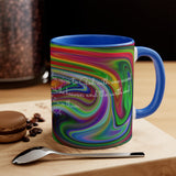 54CMSM  Colorful Marble Acts 4:24 Mug