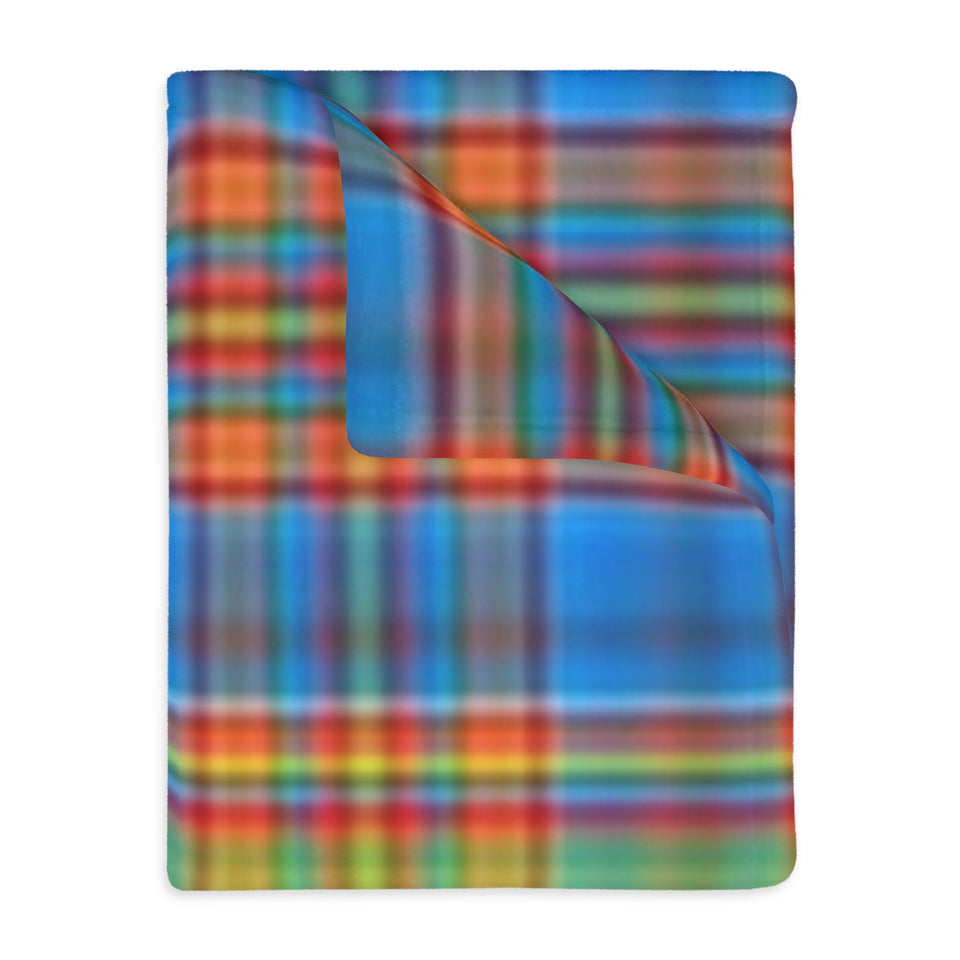 70CB Colorful Plaid Blanket