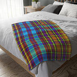 50CB  Colorful Plaid Blanket