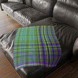 27CB  Colorful Plaid Blanket