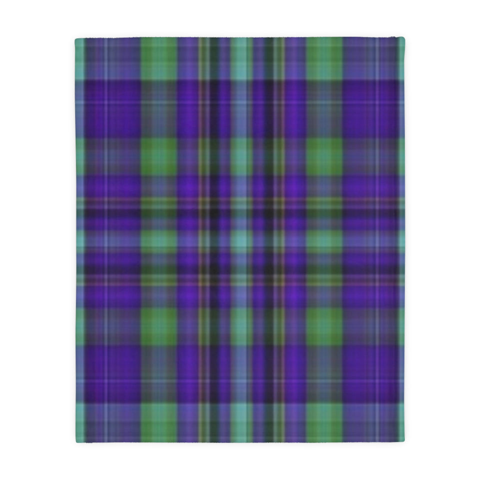 31CB  Colorful Plaid Blanket