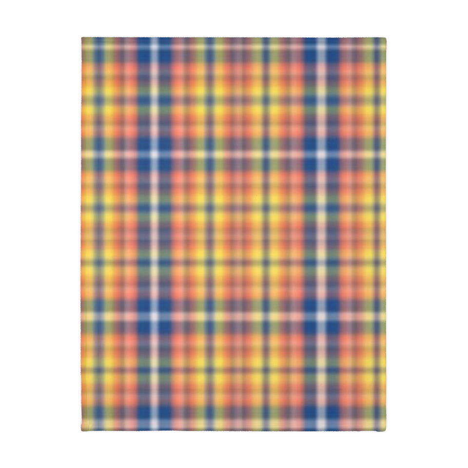 2CB  Colorful Plaid Blanket