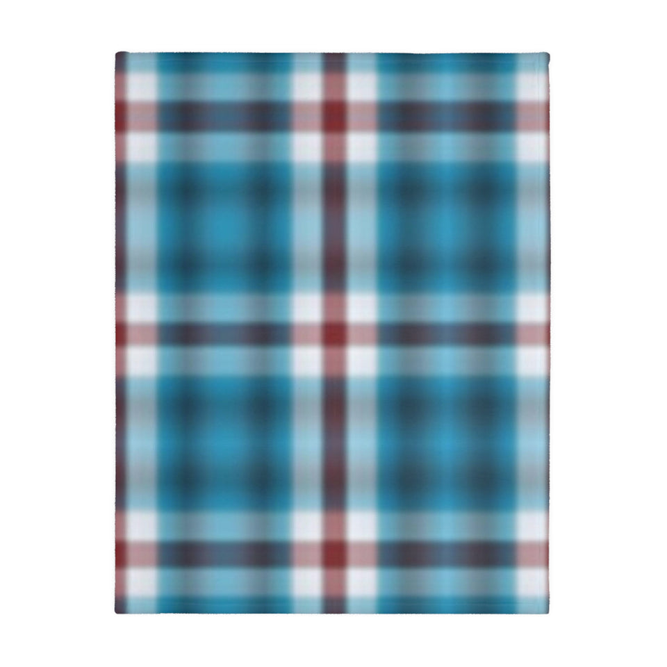 53CB  Colorful Plaid Blanket
