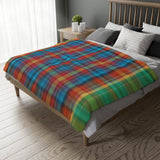 60CB  Colorful Plaid Blanket