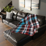 54CB  Colorful Plaid Blanket