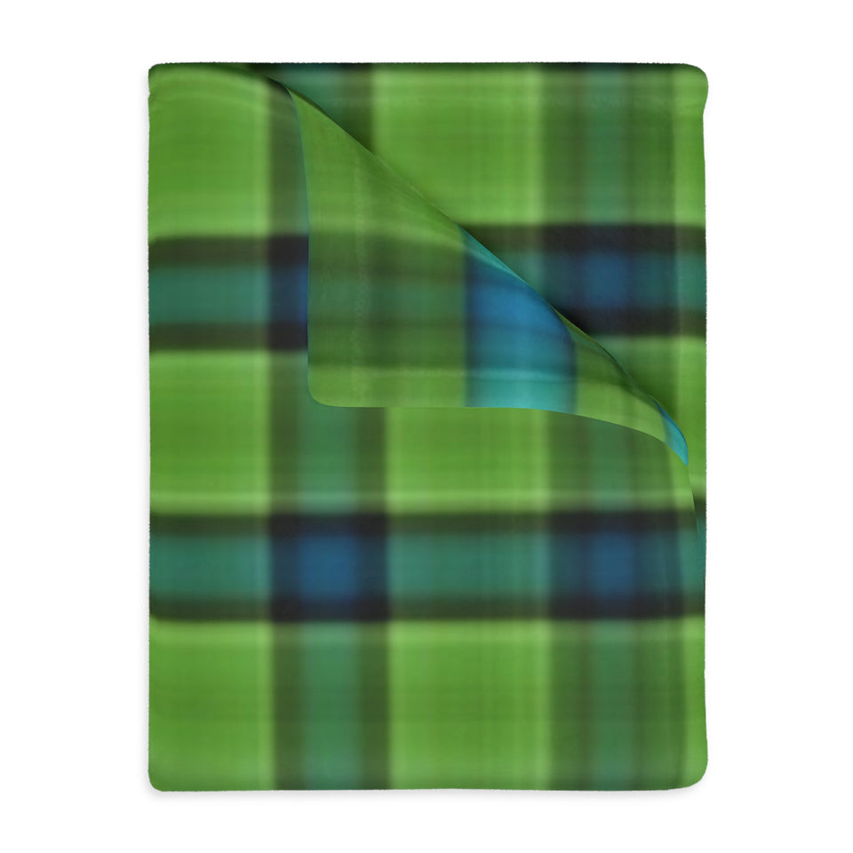 25CB  Colorful Plaid Blanket