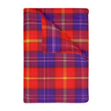 34CB  Colorful Plaid Blanket