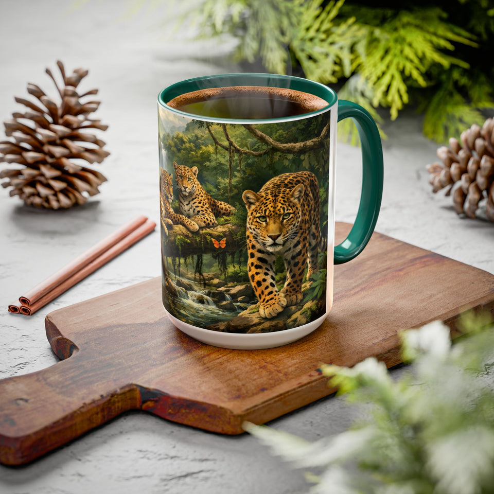 AM43  Leopard Jungle Mug