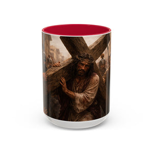 BSM84  Jesus Carrying Cross Mug