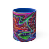 61CMSM  Colorful Marble Psalms 148: 3-5  Mug