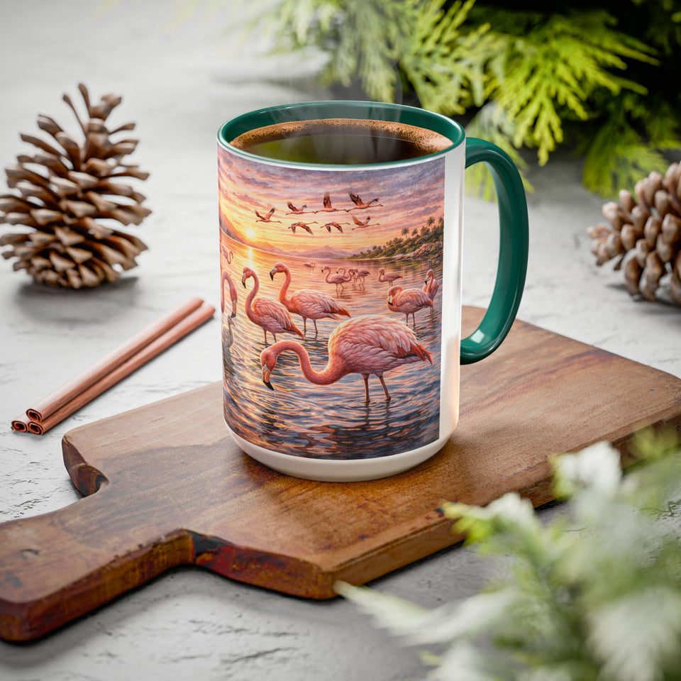 AM21  Flamingo Sunrise  Mug