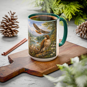 AM11  Hawk Family Scenic Mug