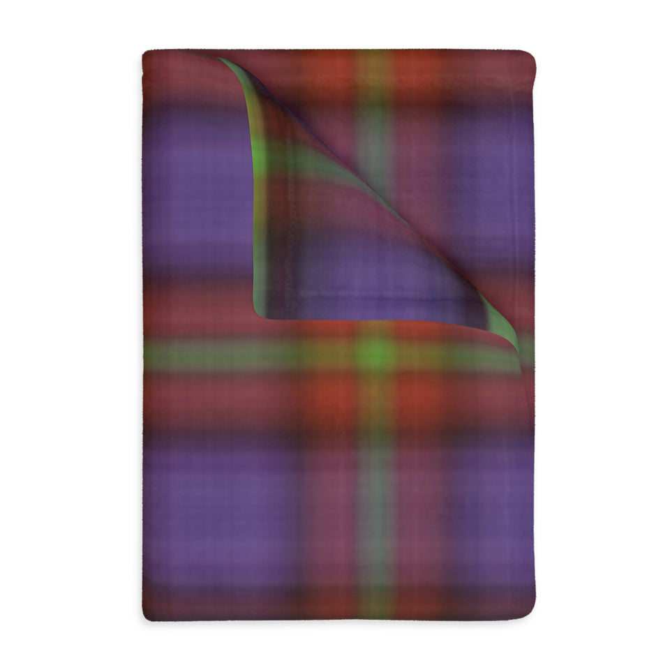 21CB  Colorful Plaid Blanket