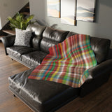 42CB  Colorful Plaid Blanket