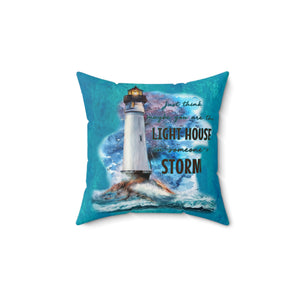 18LHP  Lighthouse Pillow