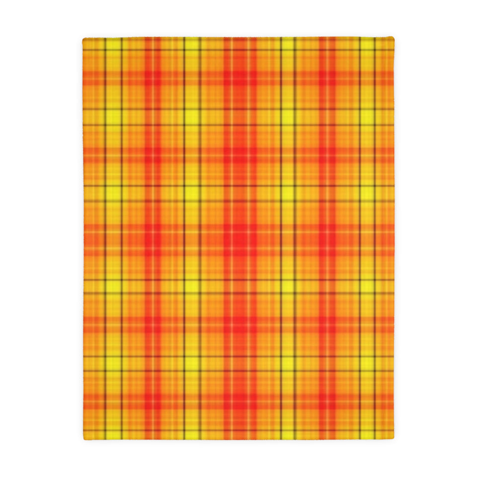 36CB  Colorful Plaid Blanket